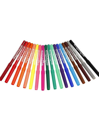 18 stk kvalitets tusser med 2 mm spids til farvelægning og tegning