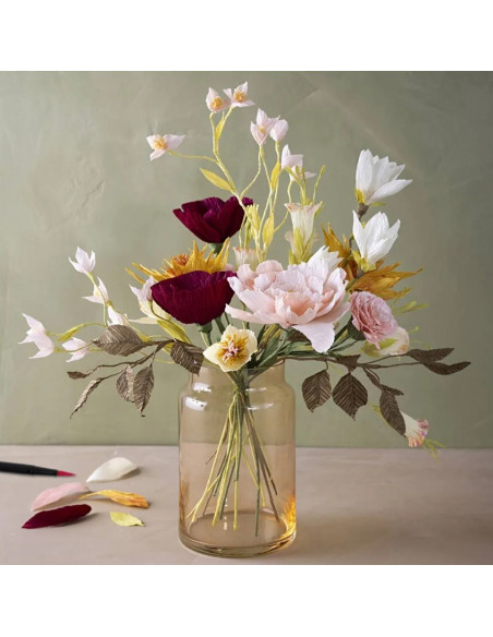 Crepeblomster Kit Buket 97089