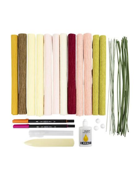 Crepeblomster Kit Buket 97089