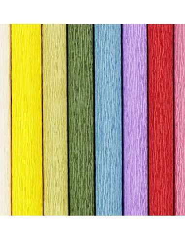 Den crepede overflade giver et naturligt udtryk til smukke crepeblomst