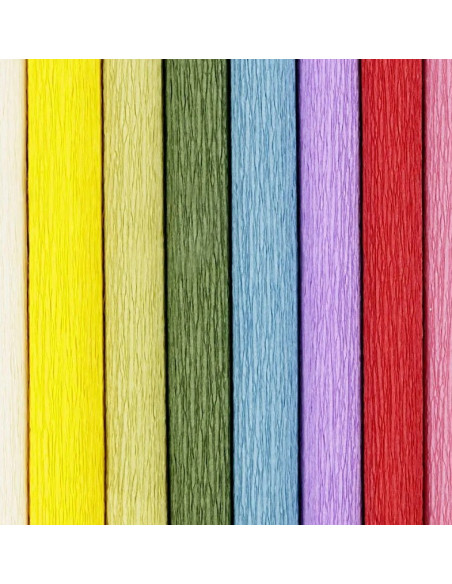 Den crepede overflade giver et naturligt udtryk til smukke crepeblomst