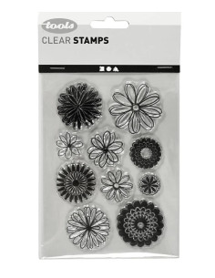 Brug de smukke blomster stempler i din jesmonite støbning