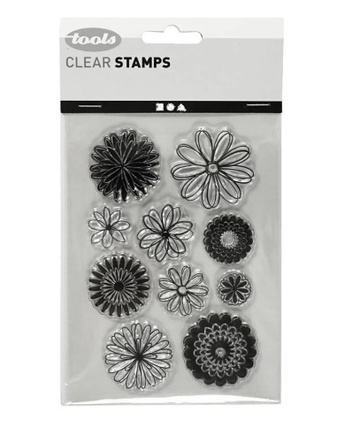 Brug de smukke blomster stempler i din jesmonite støbning