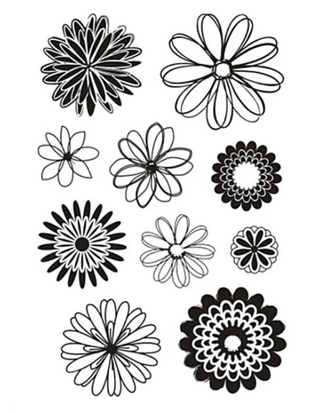 Brug de smukke blomster stempler i din jesmonite støbning