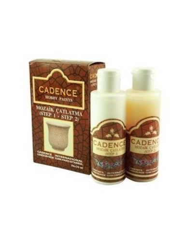 Eggeskal/Mosaik krakelering 2 step. 2x70 ml