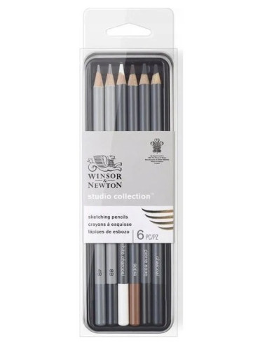 Winsor newton skitse blyanter i tin boks