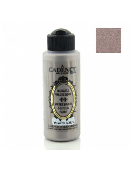 Metalmaling Gilding 113 Antik sølv 120 ml