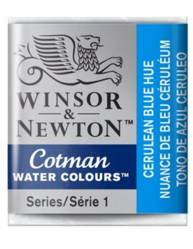 Winsor Newton Cotman Akvarel 1/2 pan Cerulean Blue Hue 139