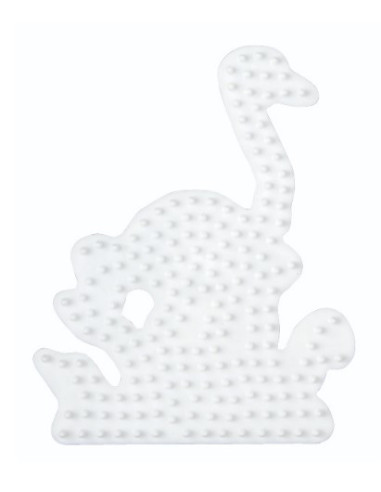 Lav en sjov struds med hama rørperler - giv kreativiten fri