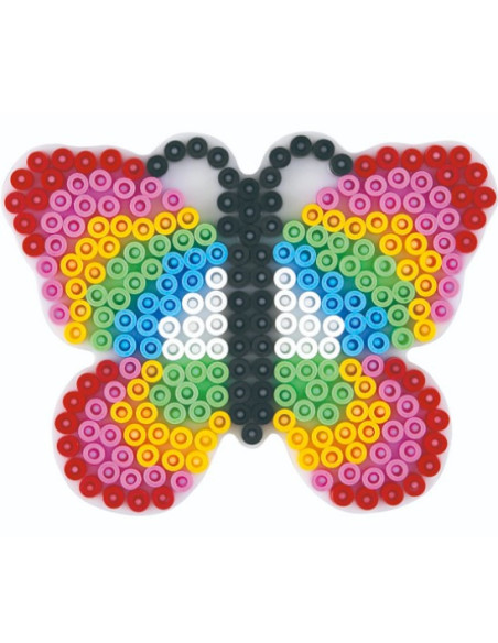 Lav smukke sommerfugle med Hama perleplade og rørperler