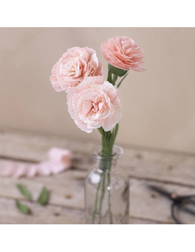 Lav dine egne smukke crepeblomster med dette mini kit.