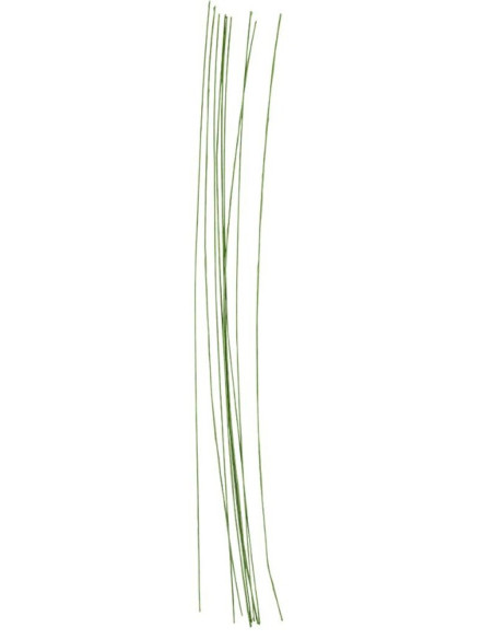 Blomstertråde med grønt papir til smukke crepeblomster