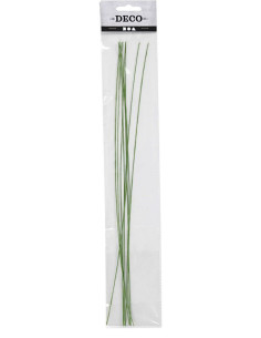 Blomstertråde med grønt papir til smukke crepeblomster 2