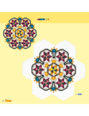 Hama inspirations hæfte med midi perler