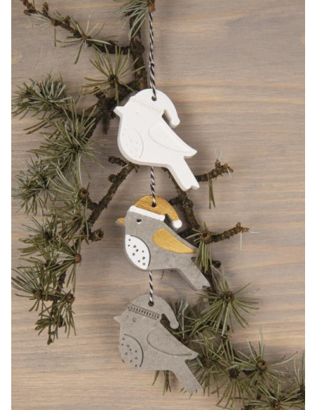 Lav skønne julefigurer til dekoration på pakker eller juletræet