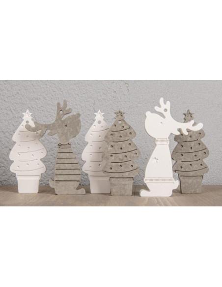 Lav skønne julefigurer til dekoration på pakker eller juletræet