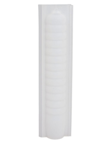 Lysform til koniske lys med ringformet udseende, højde 19,5 cm, 2,3 cm