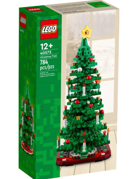 Skab julestemning med dette nostalgiske og festlige LEGO® Juletræ