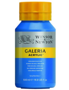 Galeria akrylmaling i smuk blå farve