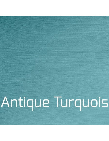 Autentico Vintage Antique Turquoise Kalkmaling