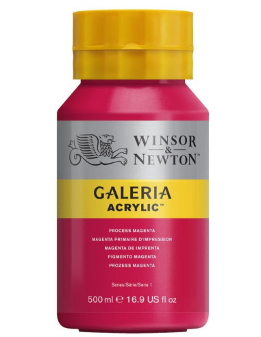 Process Magenta er en smuk akrylmaling fra Galeria