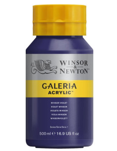 Galeria akrlmaling med stærk pigmentering i farven Winsor blue