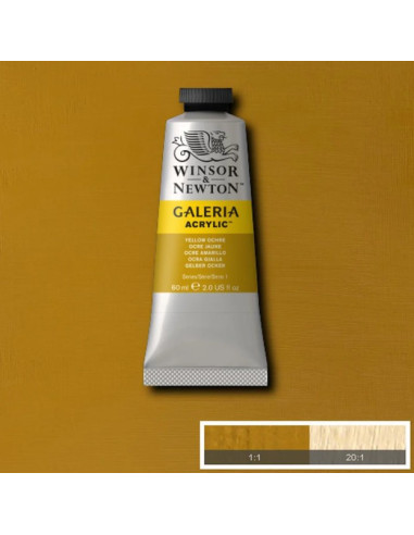 Yellow ochre flot farve i galeria serien fra Winsor og newton
