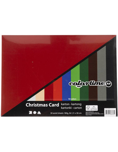 Kreativ karton A4 30 ark (214240)