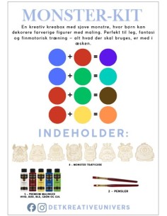 Male de flotteste monster med alt i et kit til børn 2