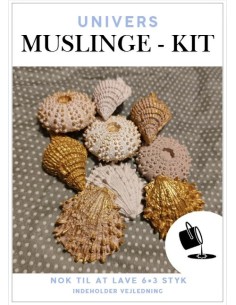 Slip kreativiteten løs med dette støbekit, til smukke skaller i guld