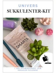 Med Smarta ler kan du forme smukke sukkulenter i mange udgaver