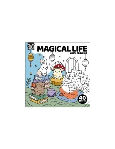 Kan farvelægges med farveblyanter, tusser eller Twinmarkers.