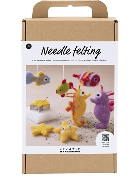 Med dette kit kan du nemt lave dine egne filtfigurer