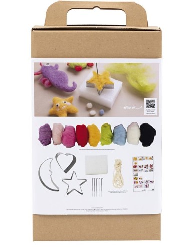 Med dette kit kan du nemt lave dine egne filtfigurer