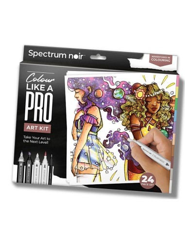 DIY Kit Illustration Eventyrlig farvelægning 24 dele 981009