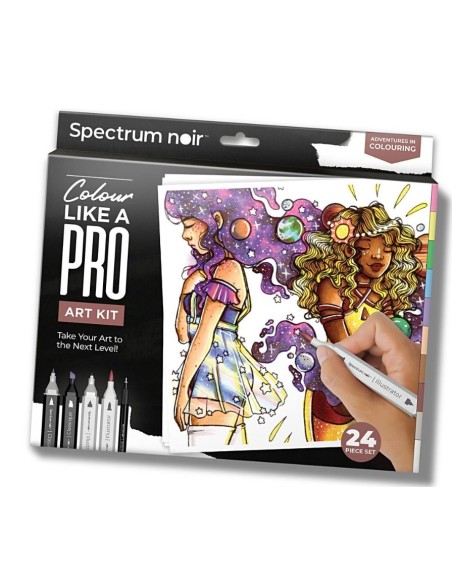 DIY Kit Illustration Eventyrlig farvelægning 24 dele 981009