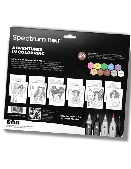 DIY Kit Illustration Eventyrlig farvelægning 24 dele 981009