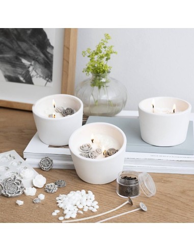 Med Creativity in a Box kan du lave tre stilrene, luksuriøse soyalys