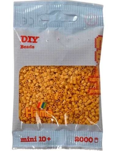 Her finder du de nyeste farver i Hama mini rørperler karry gul