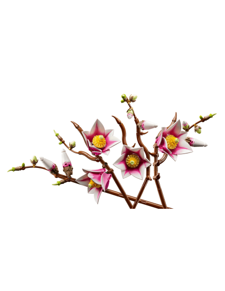 Smuk magnolia gren i Lego . Et rigtig hygge projekt