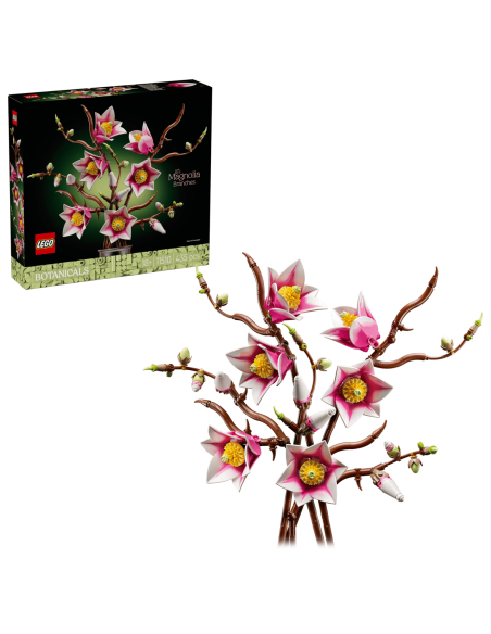 Smuk magnolia gren i Lego . Et rigtig hygge projekt