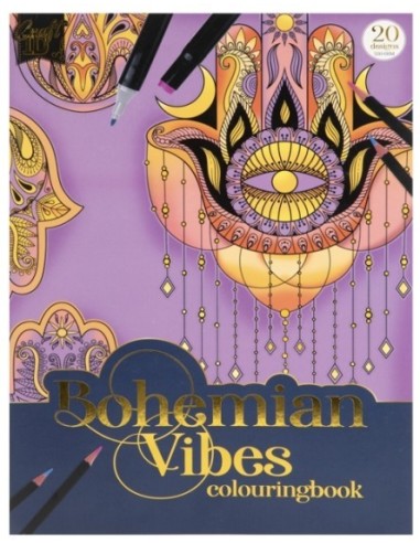 flot malebog med bohemia tegninger