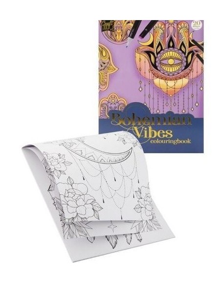 flot malebog med bohemia tegninger