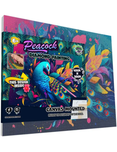 Skab et smukt kunstværk med dette flotte 5D Diamond Painting kit