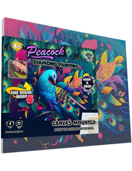 Skab et smukt kunstværk med dette flotte 5D Diamond Painting kit