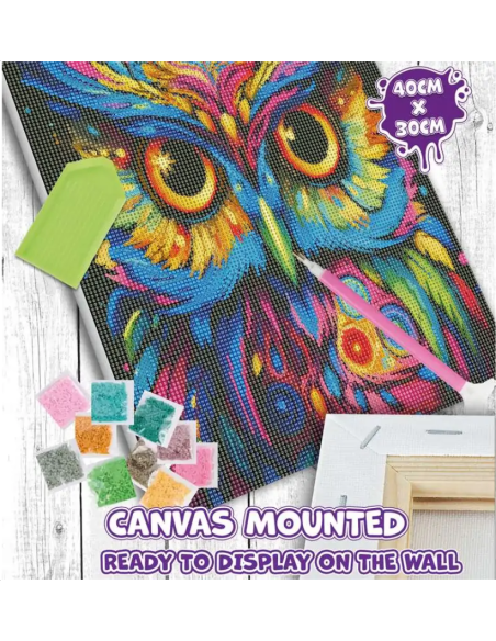 Skab et smukt kunstværk med dette flotte 5D Diamond Painting kit