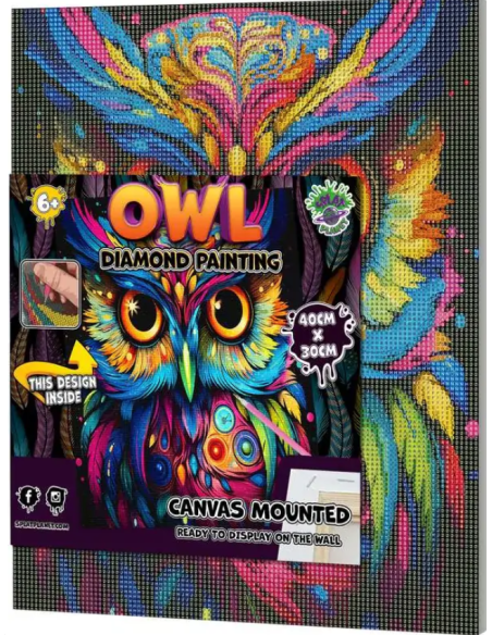 Skab et smukt kunstværk med dette flotte 5D Diamond Painting kit