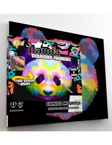 Smukt diamond painting kit på lærred