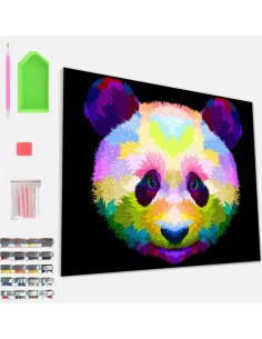 Smukt diamond painting kit på lærred 2