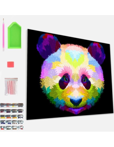 Smukt diamond painting kit på lærred